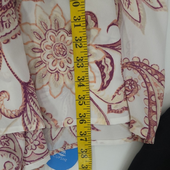 NWT CUPSHE Beach Paisley Dress SZ Medium - Picture 10 of 11